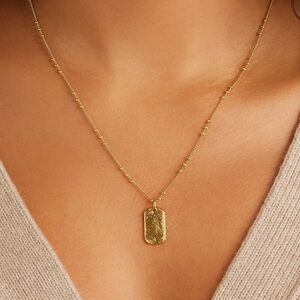 Gorjana Griffin Dog Tag Necklace